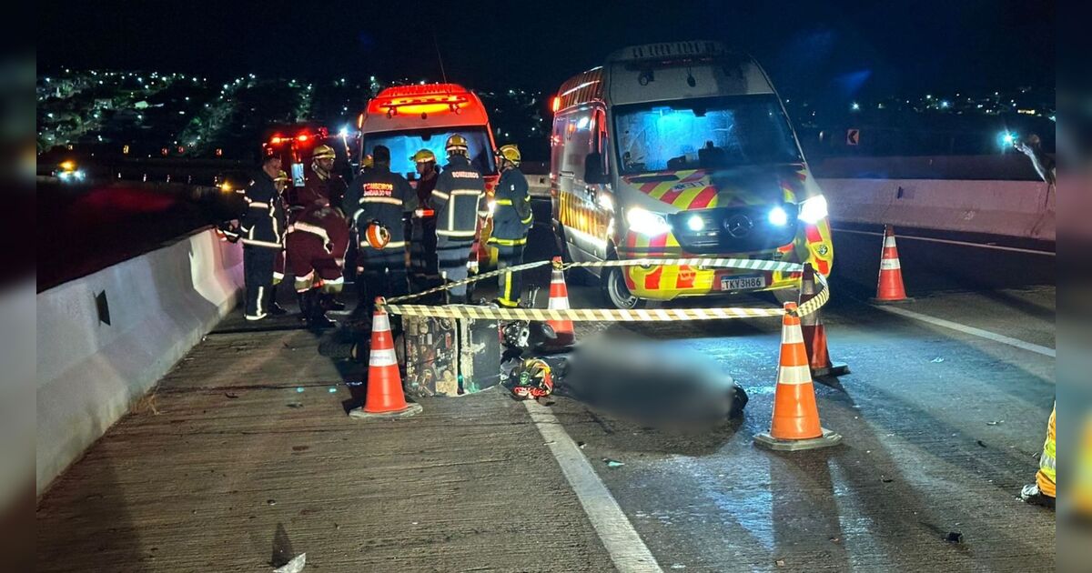 Acidente com carreta deixa motociclista morto no contorno de Jandaia do Sul