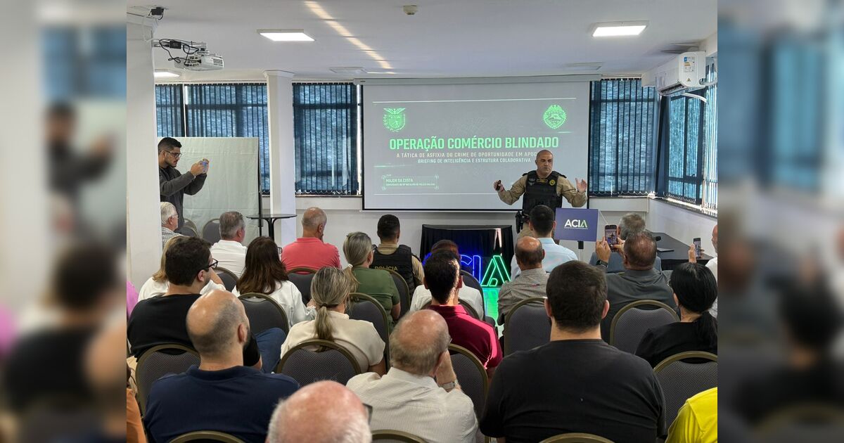 Acia, PM e Polícia Civil promovem palestra sobre segurança