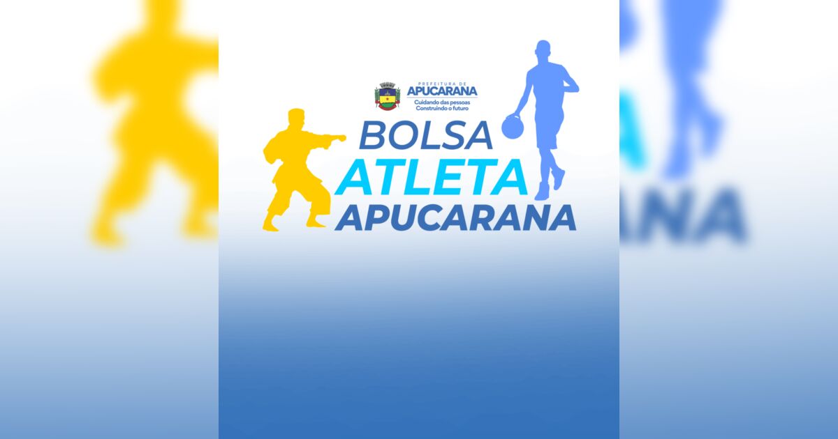Apucarana abre inscrições para 2ª edição do Bolsa Atleta na segunda-feira (27)