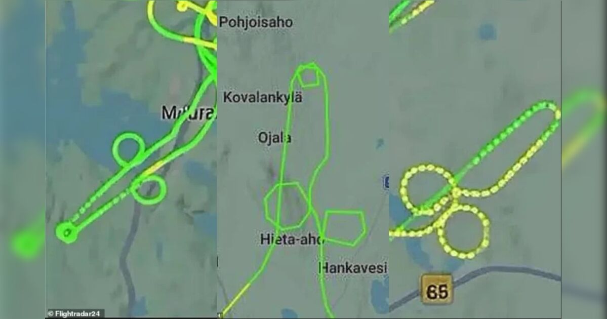 Cadetes da Força Aérea desenham pênis no céu durante voo