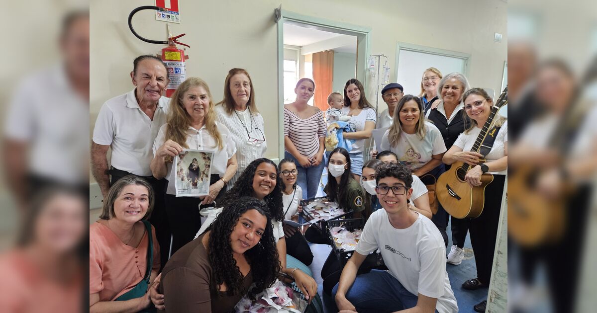 Ações voluntárias levam música e 'dia de spa' para mães internadas em hospitais de Apucarana