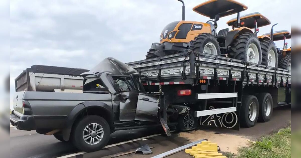 Motorista morre após colisão com caminhão na BR-163, no Oeste do PR