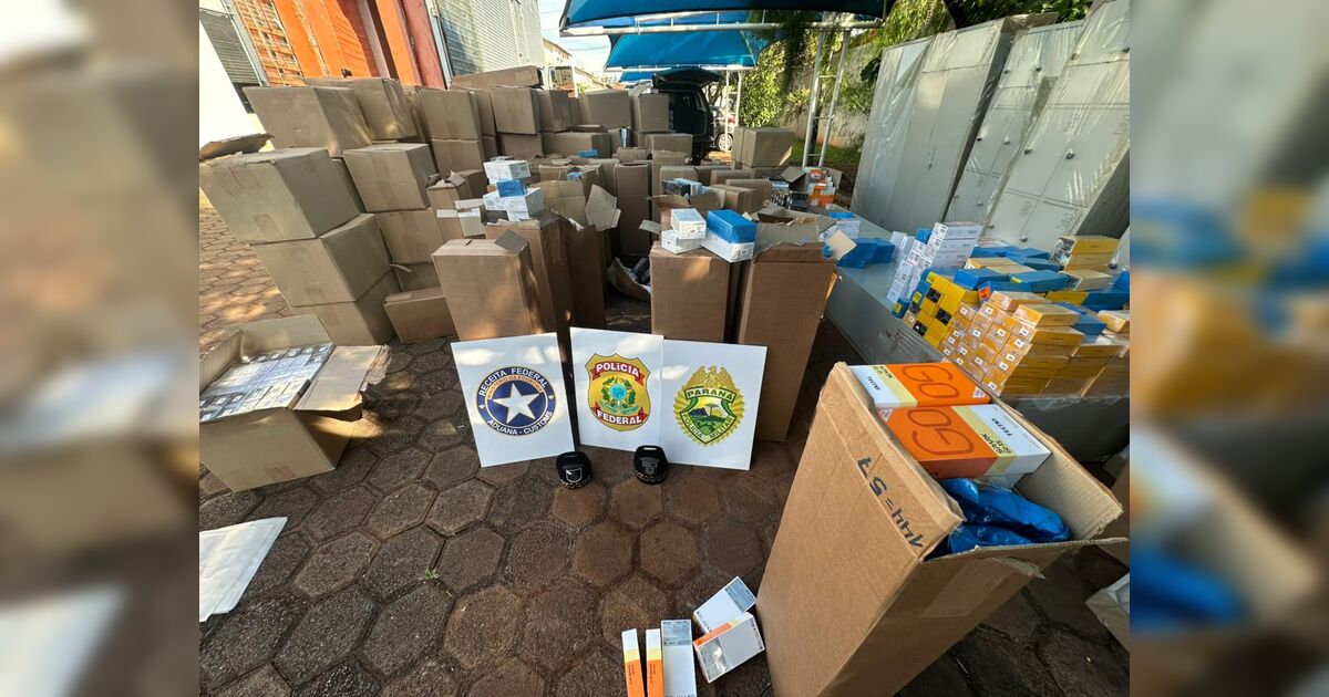 Carga de R$ 10 milhões em celulares é interceptada na BR-369