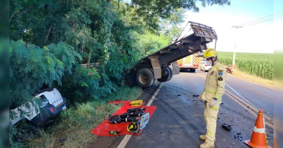 Identificadas vítimas de acidente na PR-082 entre Jardim Alegre e Lunardelli