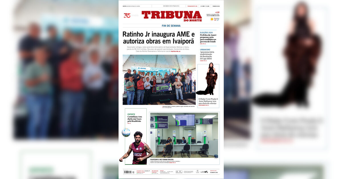 Edição do dia 25 de abril de 2026