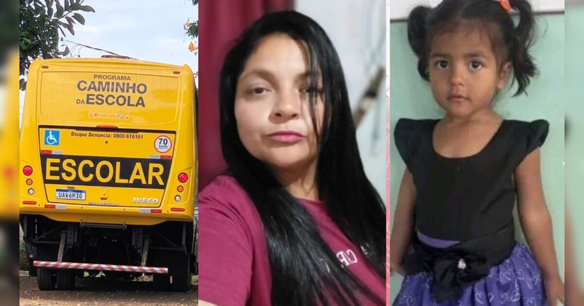 Avó e neta morrem atropeladas por ônibus escolar no interior do Paraná