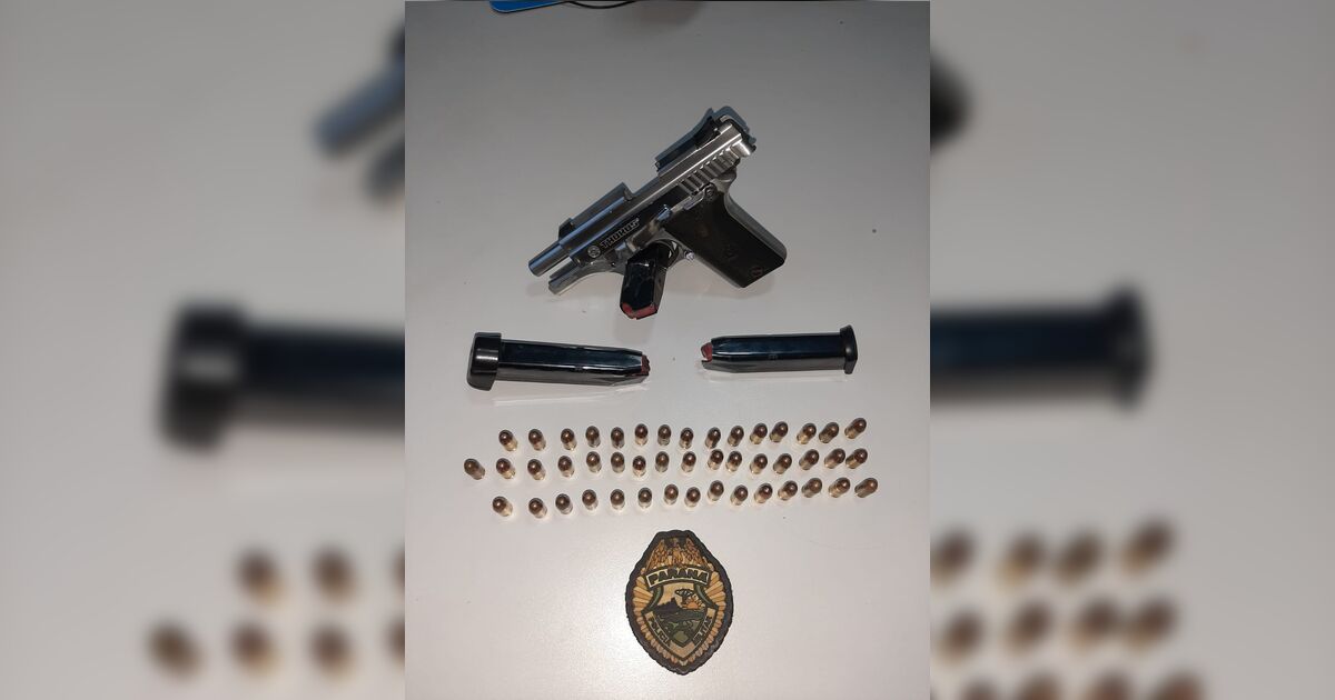 Homem é preso com pistola e porte vencido em salão de Arapongas