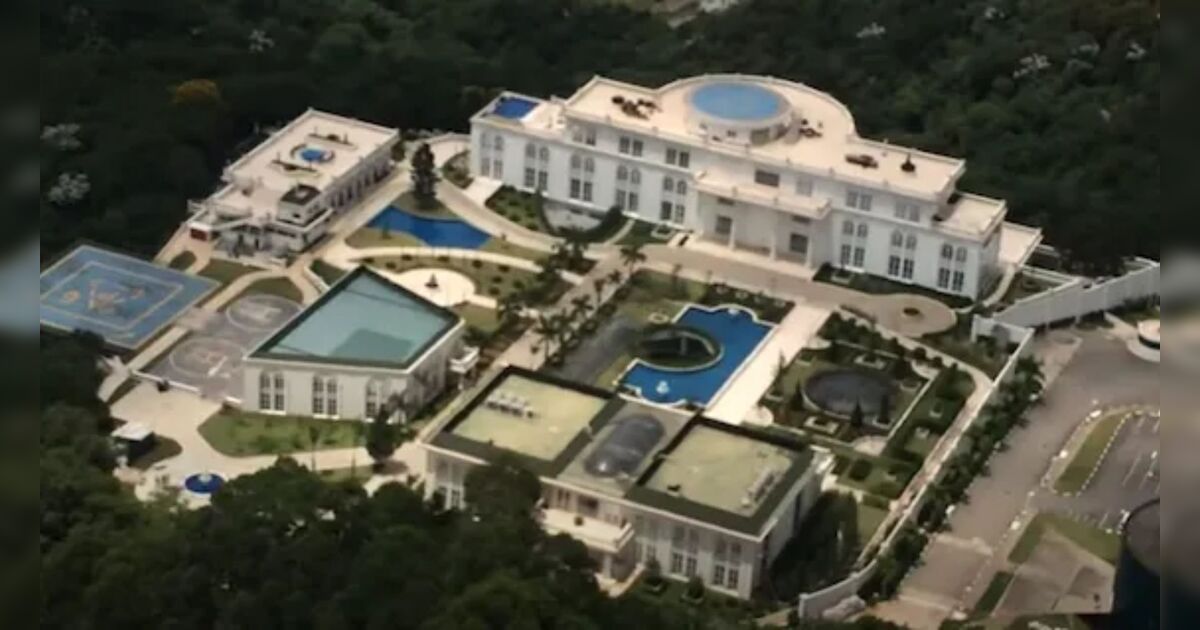 Maior mansão do Brasil custa R$ 1 bilhão e pertence a apresentador de 68 anos; saiba quem