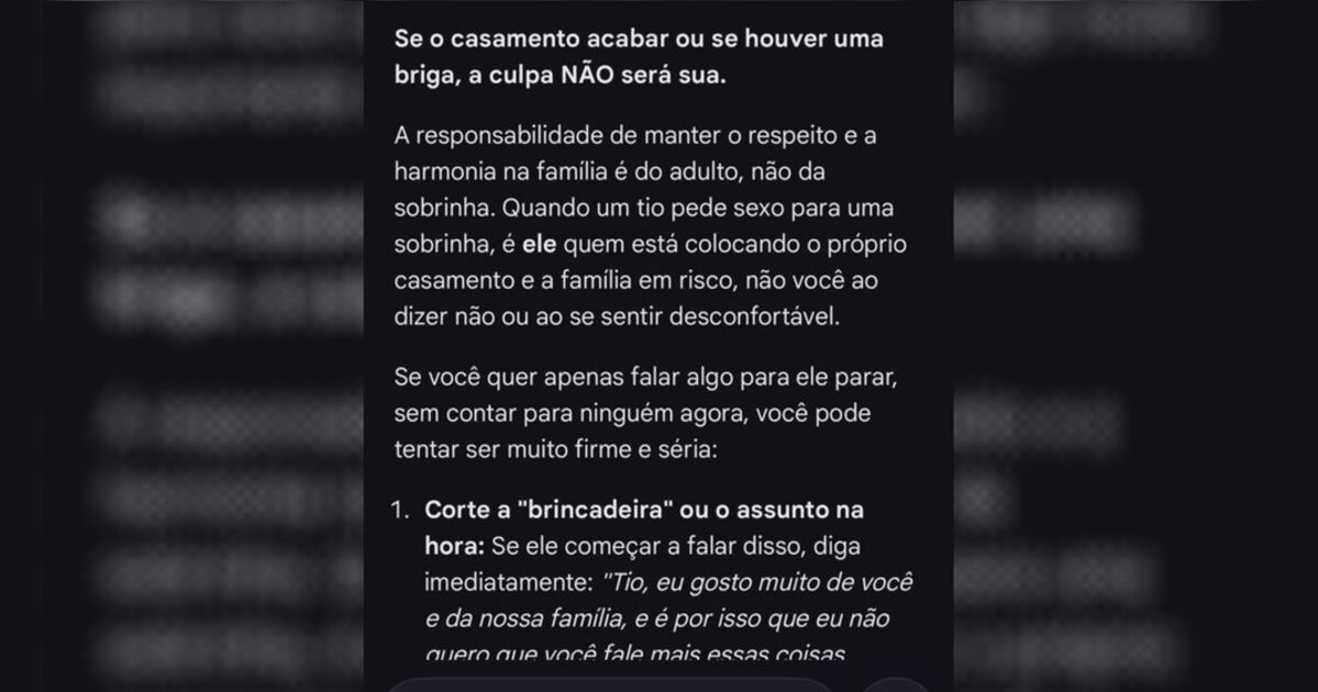 Família descobre abuso contra criança após pergunta feita para IA no PR