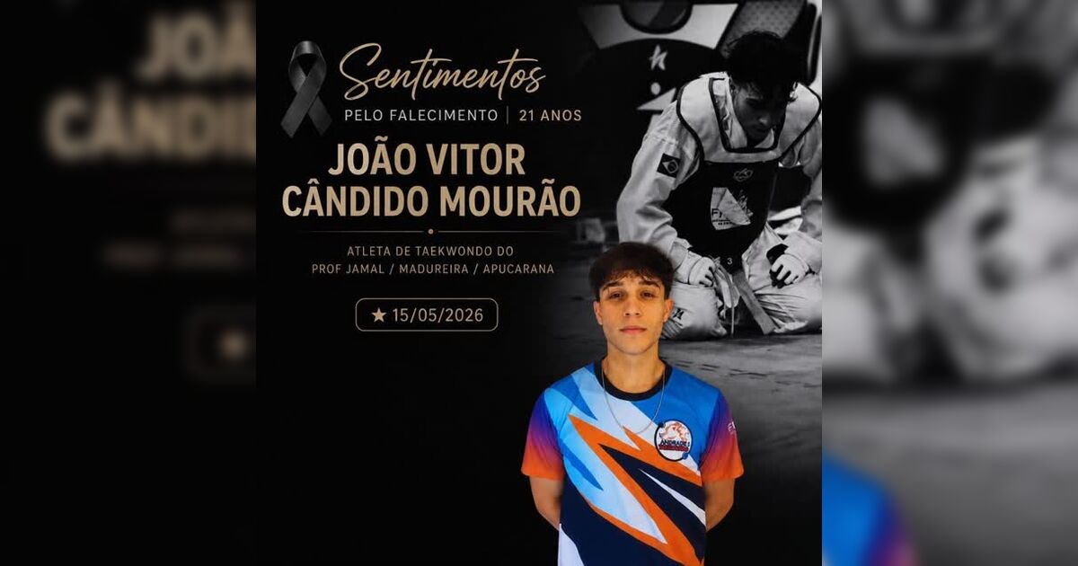 Atleta de taekwondo de Apucarana morrre aos 21 anos após luta contra o câncer