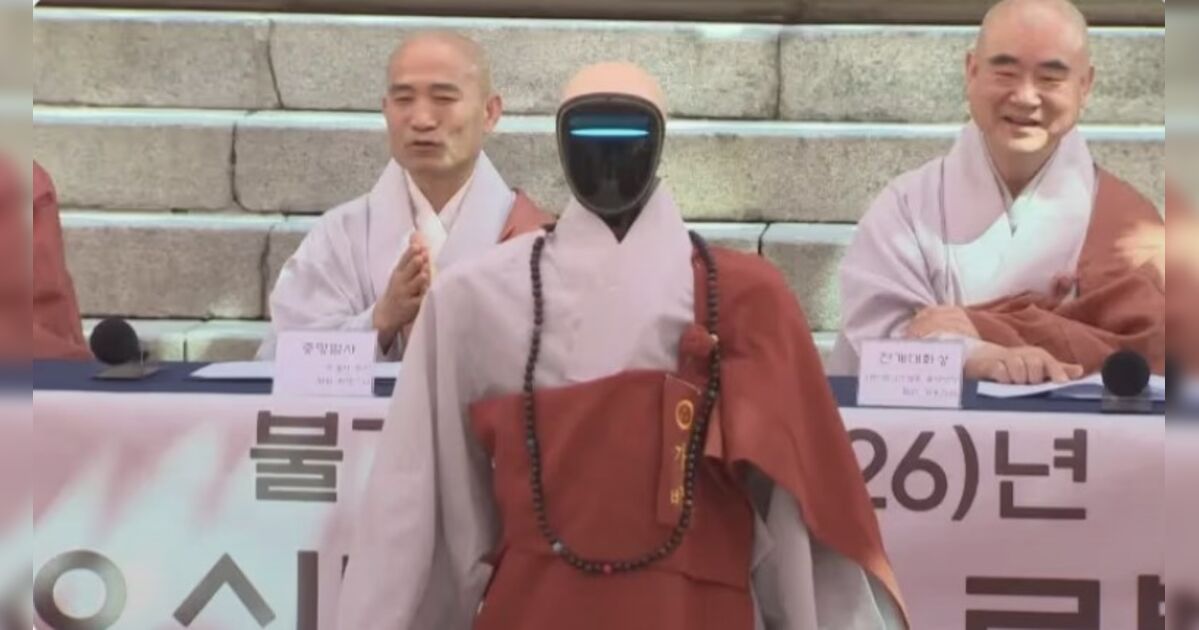 Coreia do Sul ordena primeiro 'monge robô' com regras adaptadas para IA