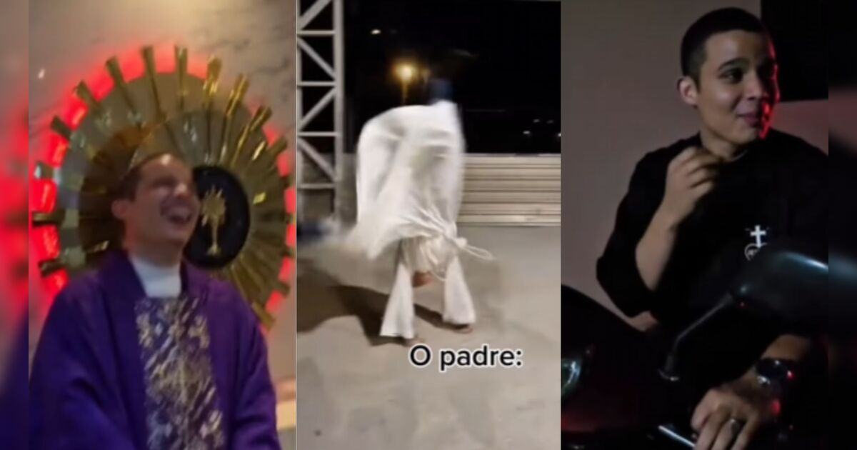 'Padre rolezeiro' viraliza com estilo descontraído e atrai jovens para igreja no PR
