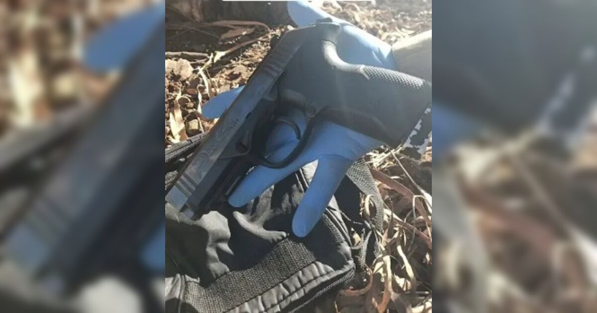 PM apreende pistola calibre .380 às margens da PR-539 em Rio Bom