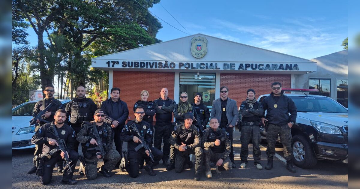 Operação contra quadrilha que furtava lojas no PR e SP prende três em Apucarana