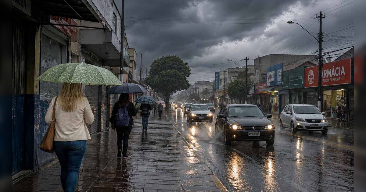 Ivaiporã e região enfrentam sábado de céu fechado e chuva durante todo o dia