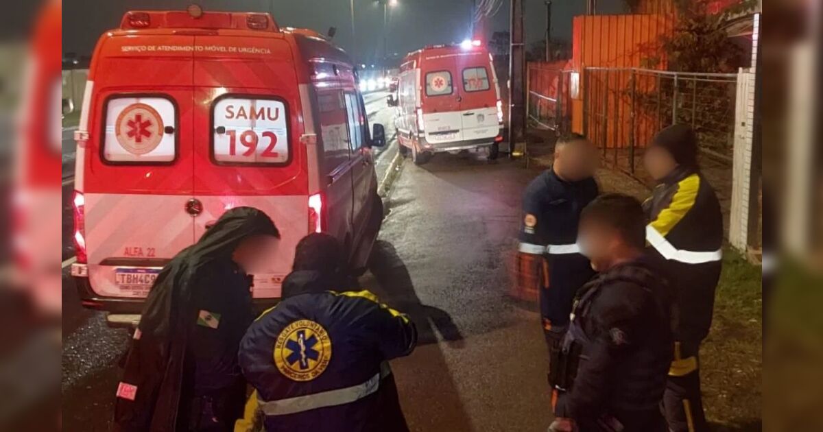 Motorista atropela socorrista do Samu durante resgate no PR, diz ser policial e foge