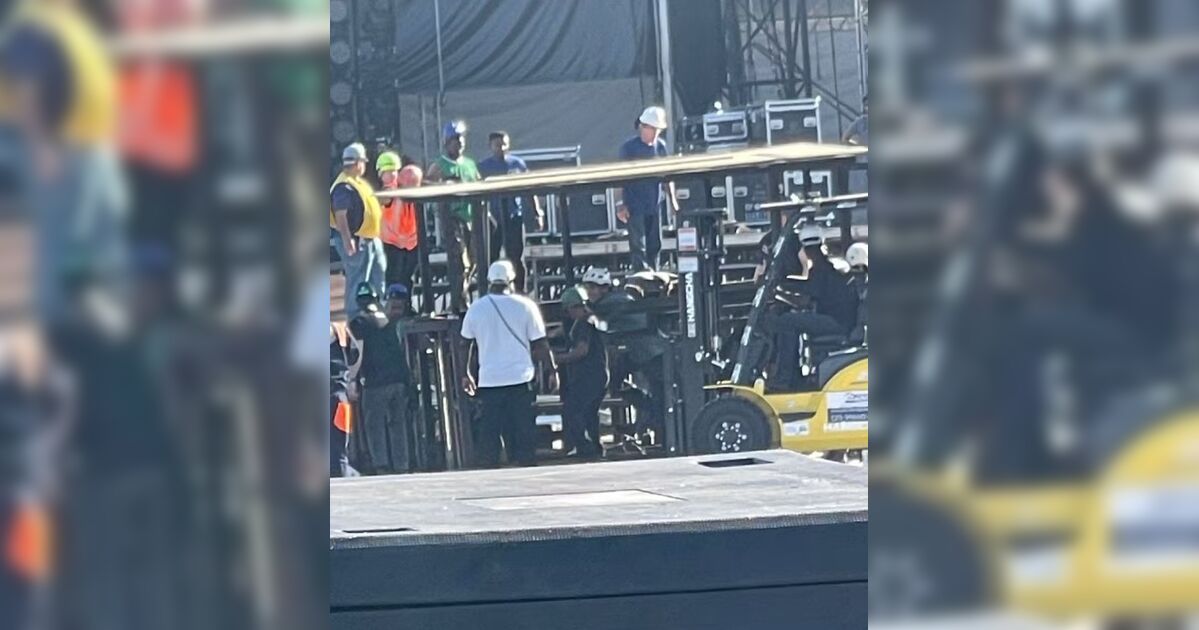Funcionário morre durante montagem de palco para show de Shakira em Copacabana