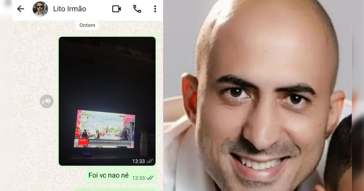 Veja a mensagem enviada pela irmã ao piloto após queda de avião