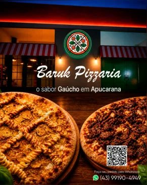 De raízes gaúchas e coração paranaense, Baruk Pizzaria celebra um ano de sucesso