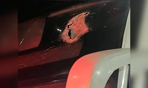 Peça de caminhão se solta, atravessa para-brisa de ônibus e mata passageiro no PR