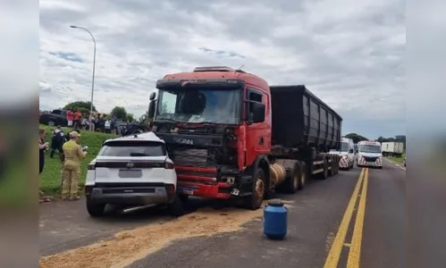 Acidente no PR: vídeo mostra momento em que carreta arrasta carro e mata criança de 7 anos