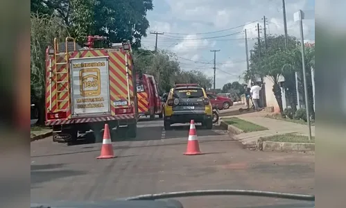 Queda de moto na Avenida Maranhão deixa adolescente ferido em Ivaiporã
