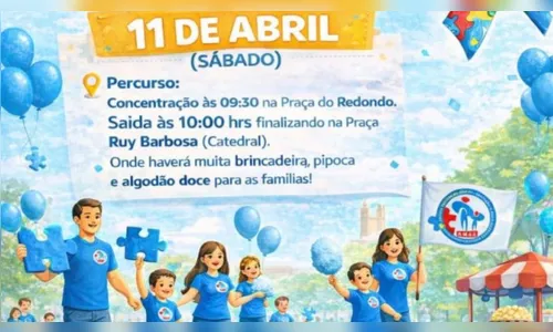 Caminhada pela conscientização do Autismo acontece neste sábado (11) em Apucarana