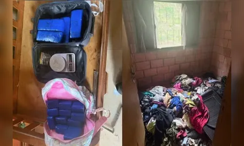 Polícia resgata crianças abandonadas e apreende 12 kg de maconha em casa no Paraná