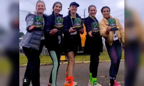 Atletas de Faxinal brilham em corrida da Festa do Milho em Mauá da Serra