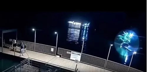 Câmeras revelam caminho feito por suspeito antes de carro cair no rio em Porto Rico