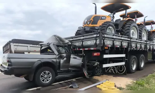 Motorista morre após colisão com caminhão na BR-163, no Oeste do PR