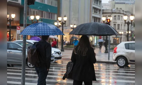 Vento, chuva e queda nas temperaturas: frente fria começa a atravessar o PR