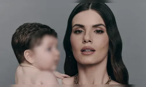 Conheça Clara, a primeira filha de Camila Queiroz e Klebber Toledo, que é a cara do pai; veja fotos