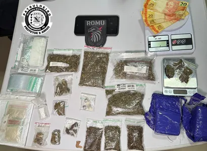 Drogas foram apreendidas pela Guarda Municipal