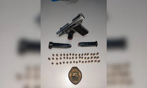 Homem é preso com pistola e porte vencido em salão de Arapongas