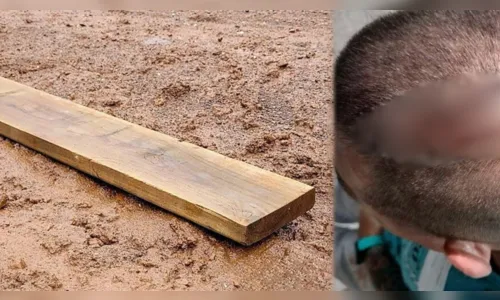 Homem leva paulada na cabeça após tentar enforcar ex por causa de celular