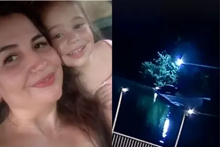 Mãe e filha não conseguiram sair de carro submerso