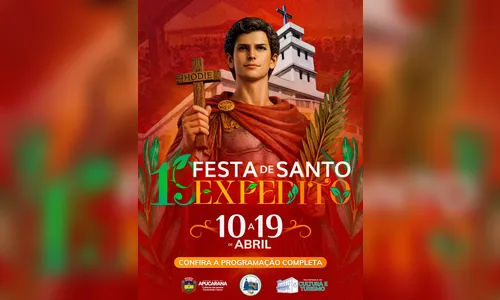 Novena de Santo Expedito abre festa com missas e shows em Apucarana