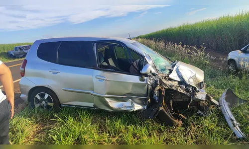 Motorista fica gravemente ferido em colisão na rodovia PR-170