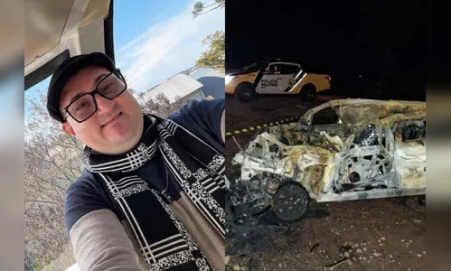 Professor morre carbonizado em colisão entre carro e caminhão na PR-471