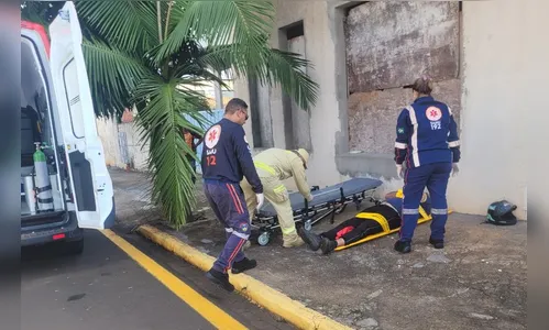 Acidente na rotatória da igreja Cristo Profeta mobiliza socorristas em Apucarana