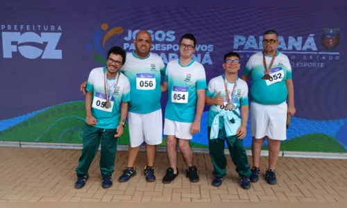 Delegação de Arapongas brilha no Parajap's com pódios no atletismo e tênis de mesa