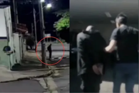 Os policiais abordaram o homem diretamente na cerimônia fúnebre