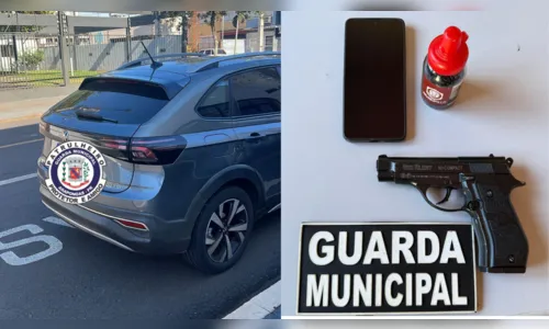 Suspeito de ameaçar mulher com arma é abordado pela polícia em Arapongas
