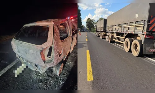 Três pessoas da mesma família morrem em acidente grave na PR-092 no Paraná