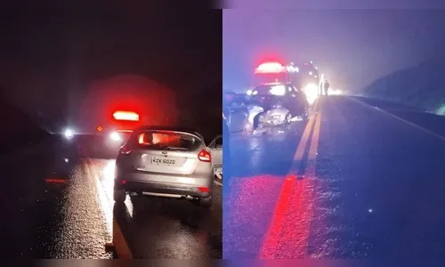 Idoso de 64 anos morre em colisão frontal em rodovia no Paraná
