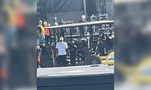Funcionário morre durante montagem de palco para show de Shakira em Copacabana