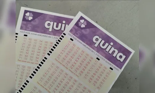 Veja o resultado do sorteio da Quina concurso 7008 desta quinta-feira (23)