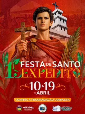 Novena de Santo Expedito abre festa com missas e shows em Apucarana