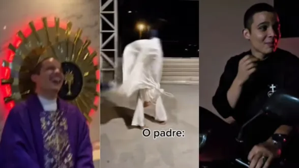 'Padre rolezeiro' viraliza com estilo descontraído e atrai jovens para igreja no PR